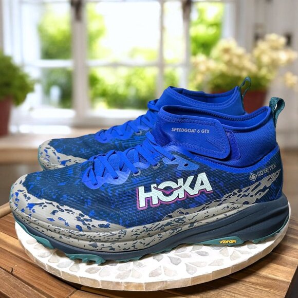 HOKA Speedgoat 6 Mid GTX Men’s Size 15 Waterproof Trail Running Shoes GORE-TEX V - Picture 1 of 13